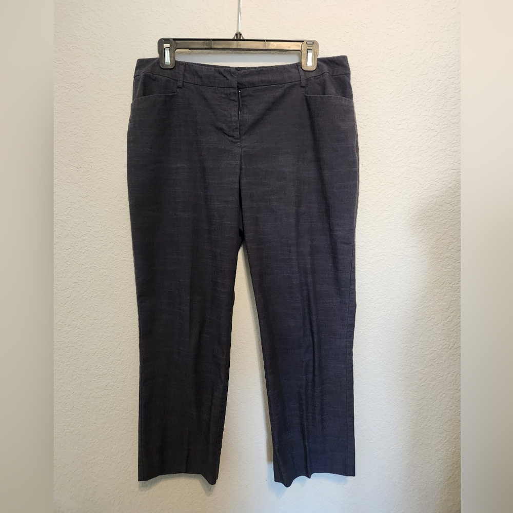 Navy Capri length Slacks